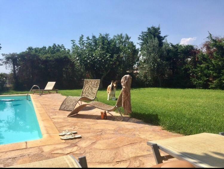 Relaxing Villa With Swimming Pool And Garden Agios Georgios  Esterno foto